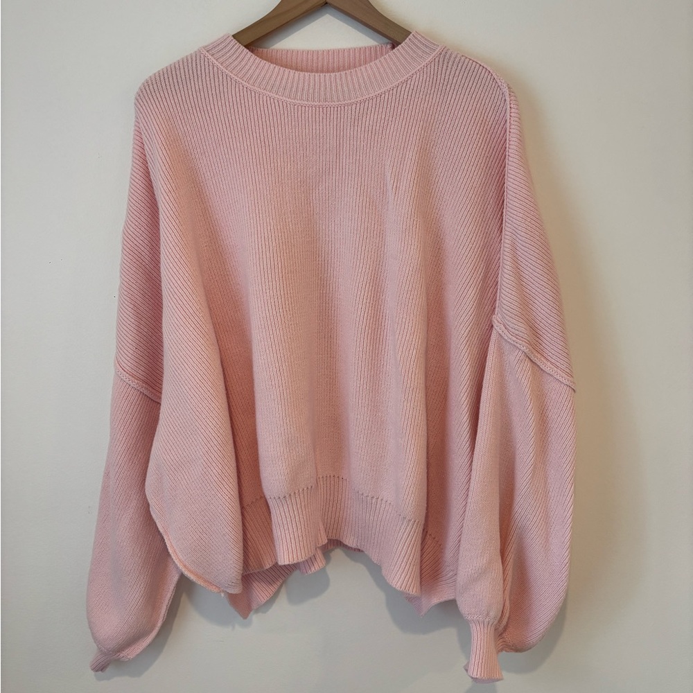 Grey Bandit Light Pink Sweater Size XL